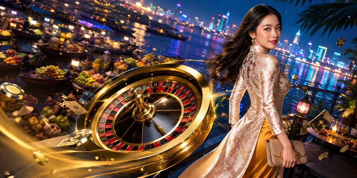 Khung cảnh Mekong minh họa giải trí trực tuyến và cách đọc thị trường kèo